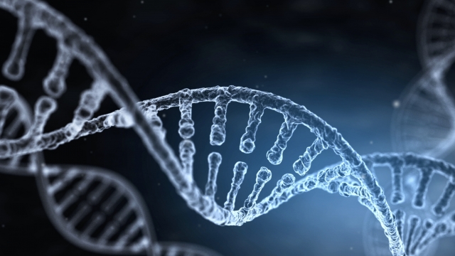 animation of DNA strand