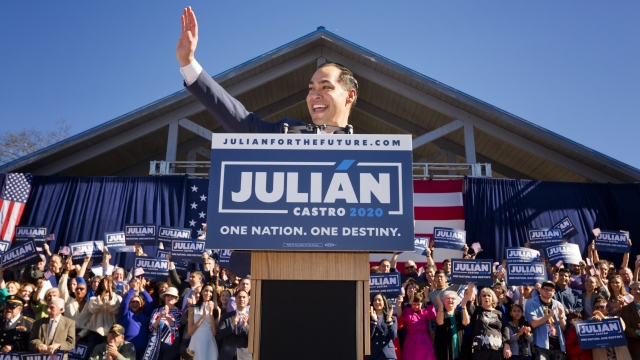 Julián Castro campaigns for president