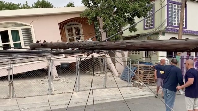 House damage in Puerto Rico