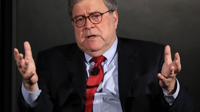Attorney General William Barr speaks about the Department of Justice's investigation into the 2016 election