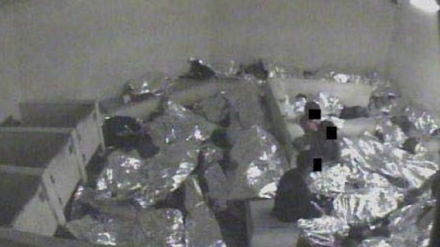 Photos of a Border Patrol detention facility in Arizona