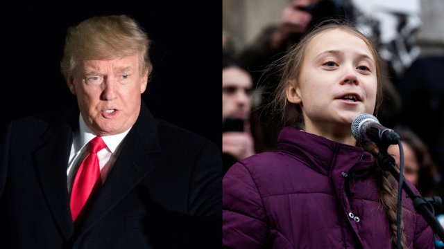 President Donald Trump, Greta Thunberg