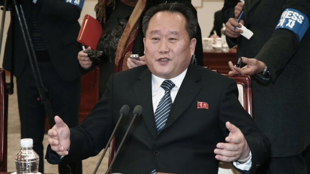 North Korean Foreign Minister Ri Son-gwon