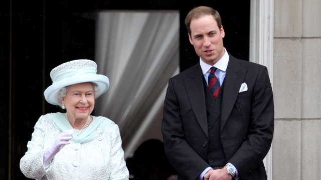 Queen Elizabeth and Prince William