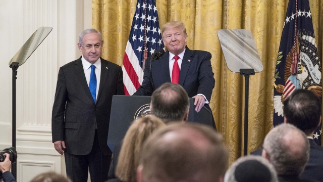 Prime Minister Benjamin Netanyahu and President Donald Trump