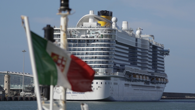 The Costa Smeralda cruise ship