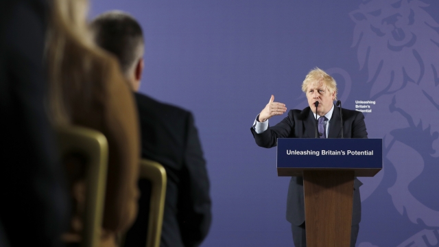 British Prime Minister Boris Johnson outlines his government's negotiating stance with the European Union after Brexit