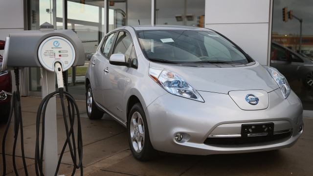 A plug-in electric Nissan
