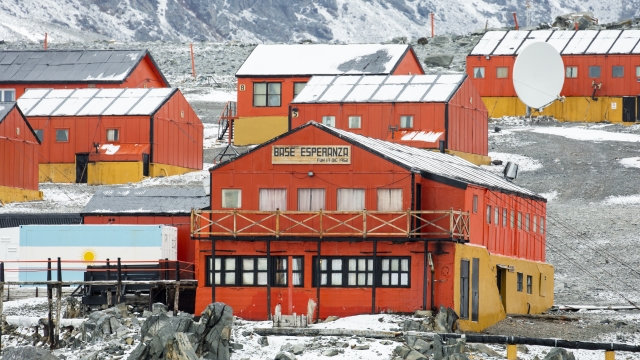 Esperanza Station on the northernmost tip of the Antarctic Peninsula