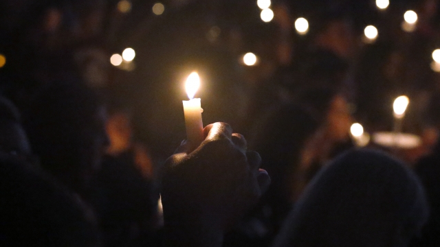 Vigil for the victims of the Parkland shooting