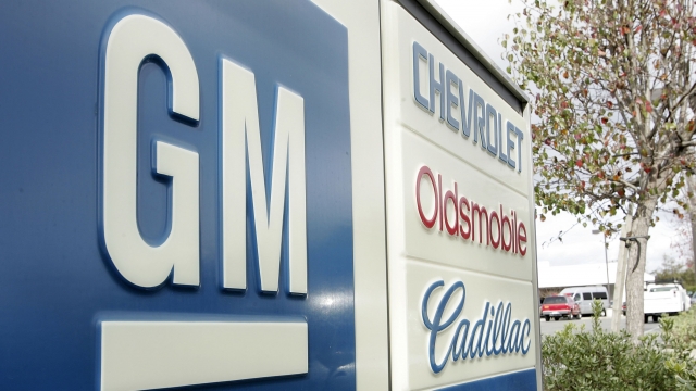 General Motors dealership sign