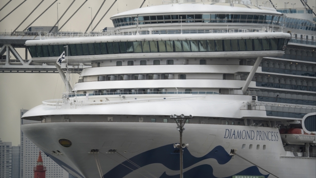 The Diamond Princess cruise ship