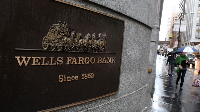 Wells Fargo bank sign