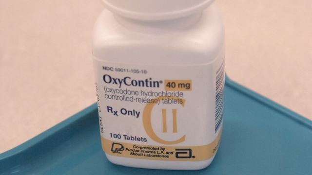 A bottle of OxyContin