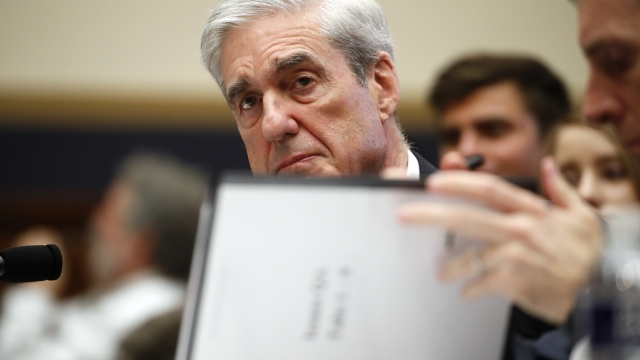 Robert Mueller checking his report