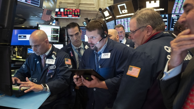 Traders at the New York Stock Exchange