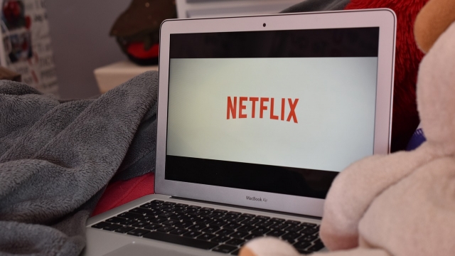 Netflix on a laptop