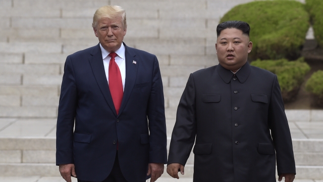 President Donald Trump and North Korean leader Kim Jong-un