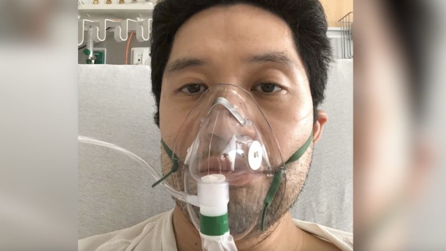 David Lat receives oxygen