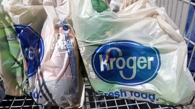 Kroger bags of groceries