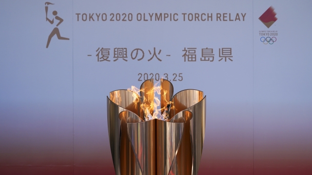 Tokyo Olympic torch lit