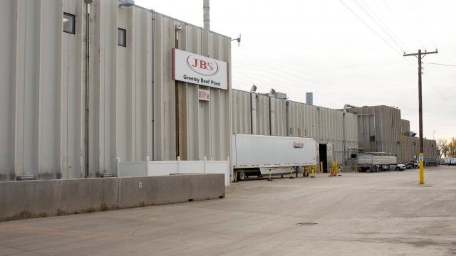 A JBS USA beef plant where workers went on strike due to lack of coronavirus protections