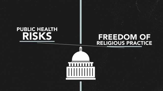Public health risks vs freedom of religious practice