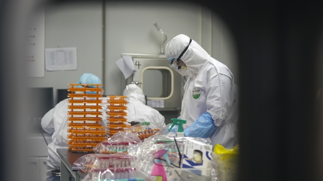 Coronavirus detection lab in Wuhan, China