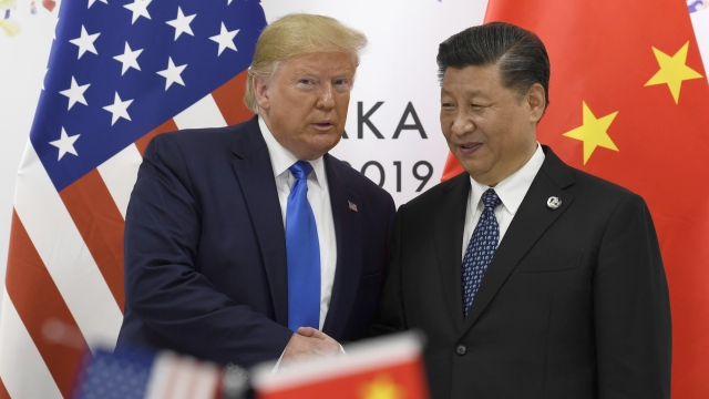 Presidents Donald Trump and Xi Jinping
