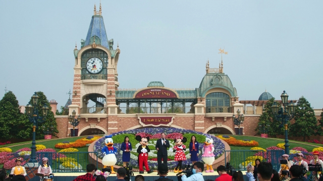 Shanghai Disneyland's reopening ceremony