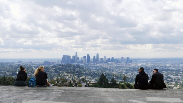 Vista View Point in Griffith Park in Los Angeles