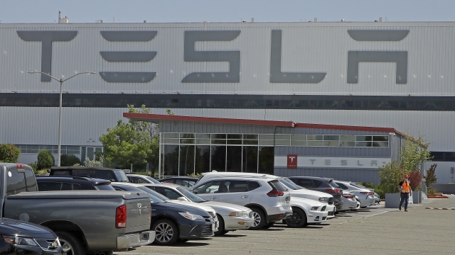 Tesla's factory in Fremont, California
