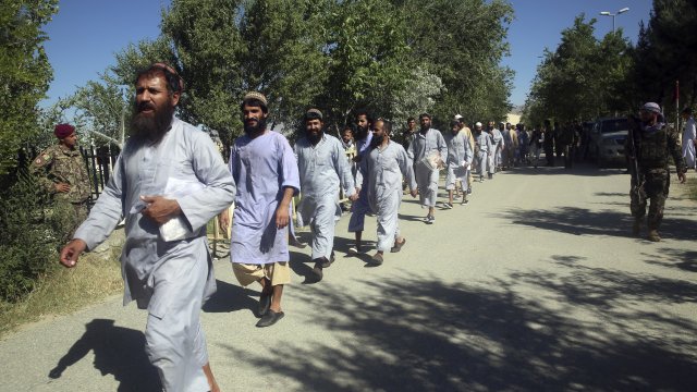 Freed Afghan Taliban prisoners