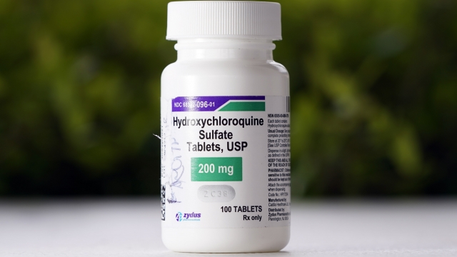 A bottle of hydroxychloroquine