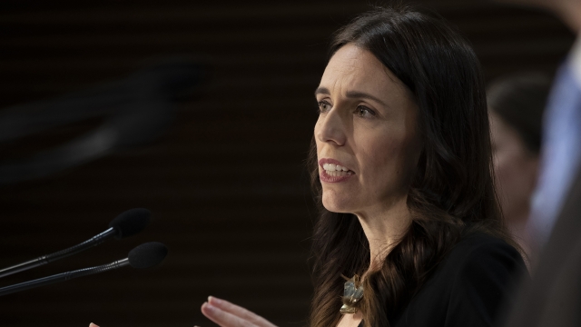 New Zealand Prime Minister Jacinda Ardern speaks at the post-Cabinet press conference in Wellington, New Zealand