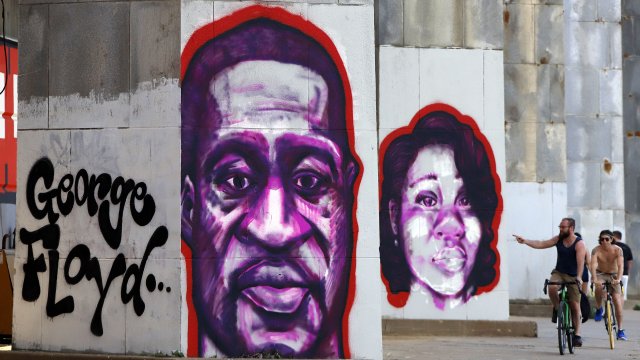 George Floyd and Breonna Taylor murals