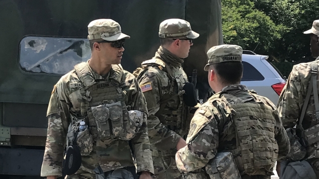 National Guard troops in Washington