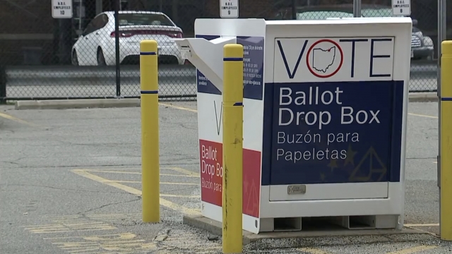 Ohio ballot drop box.