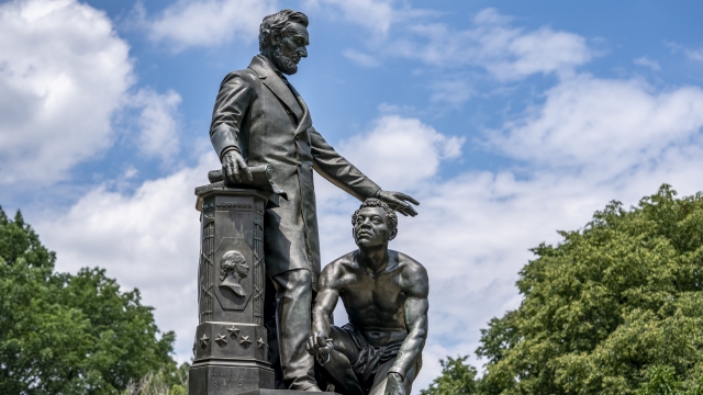 The Emancipation Memorial in Washington, D.C.