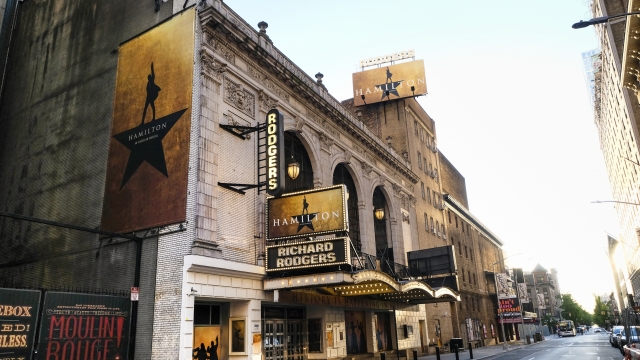 "Hamilton: An American Musical" at the Richard Rodgers Theatre