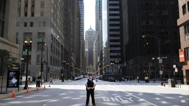 A police officer in Chicago