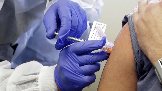 Patient receives coronavirus vaccine candidate