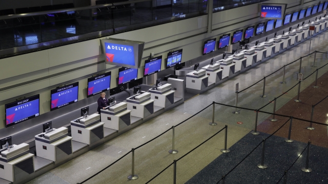 Delta Air Lines service desks