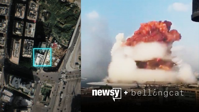 A video showing the explosion was filmed from just over a kilometre away.