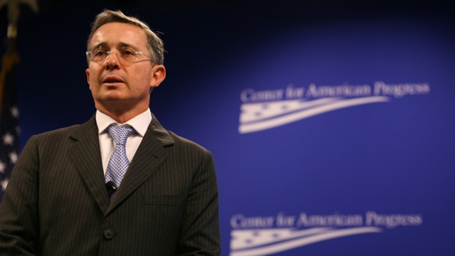 Former Colombian President Álvaro Uribe Vélez