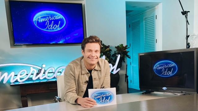 "American Idol" host Ryan Seacrest works from home.