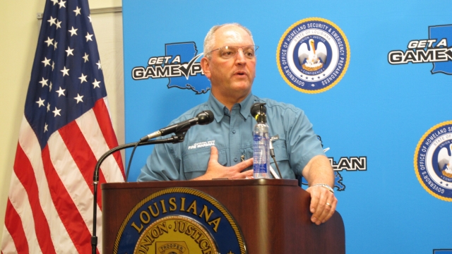 Louisiana Gov. John Bel Edwards speaks about the state's recovery from Hurricane Laura.