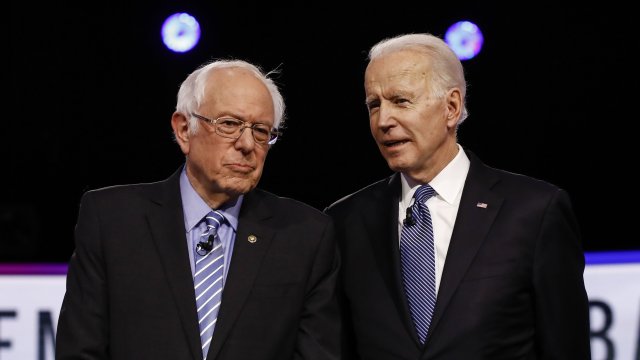 Senator Bernie Sanders and Former VP Joe Biden