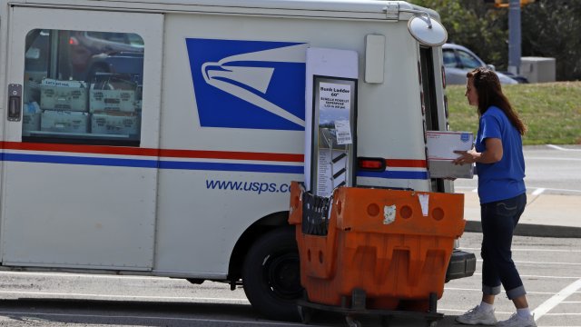A postal worker in Pennsylvania.