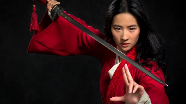 A promotional image for Disney's "Mulan"